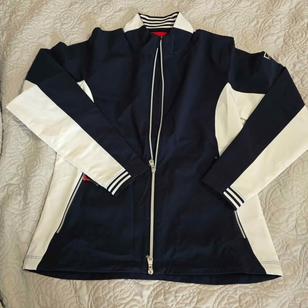 Cutter and Buck women's zip up weathertec jacket size L